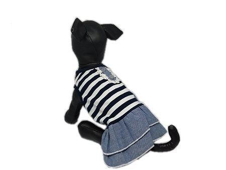Vestido para Cachorro Azul e Branco - La casa pet é ruim? Vestido para Cachorro Azul e Branco - La casa pet é boa?