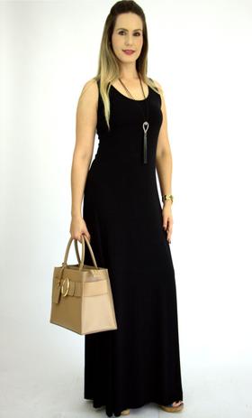 vestido feminino preto basico