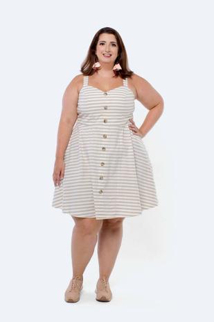 vestido plus size curto