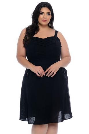 vestido plus size evase