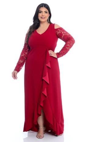 vestido de festa ciganinha longo