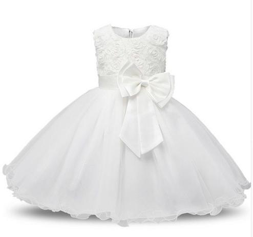 Vestido princesa primeiro aniversário batismo daminha branco - Baby Dollls Menor preço em Vestido princesa primeiro aniversário batismo daminha branco - Baby Dollls
