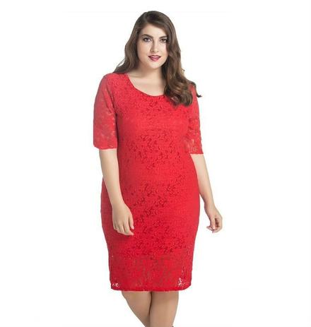 vestido plus size noite