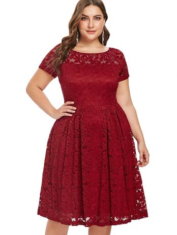 vestido plus size noite