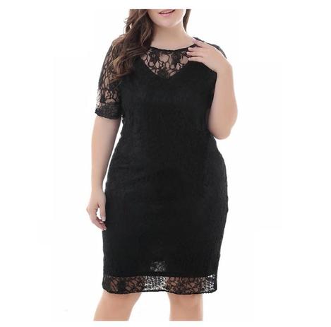 vestido tubinho para festa de renda