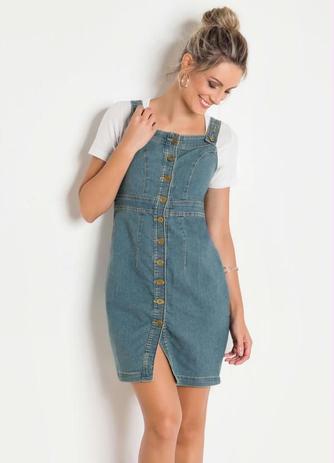 salopete jeans preta