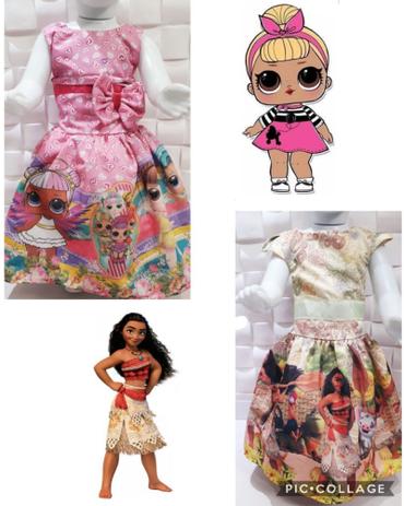 vestido de festa moana