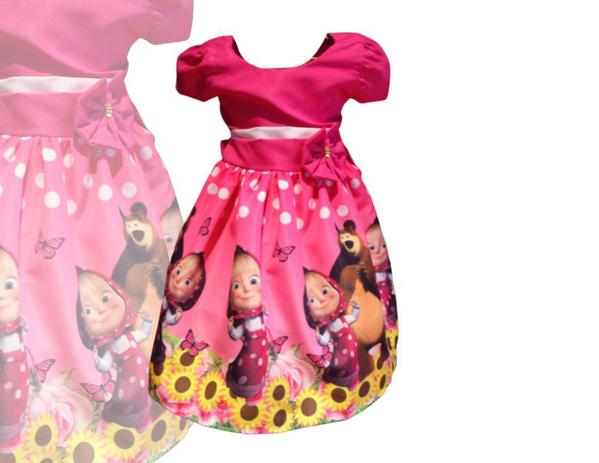 VESTIDO INFANTIL PERSONAGENS P/M – Amazônia Market