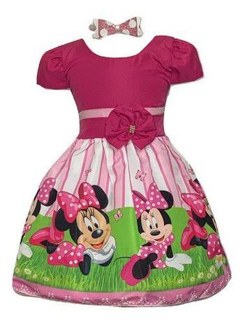 vestido tematico minnie