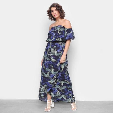 Menor preço em Vestido Top Moda Evasê Longo Floral