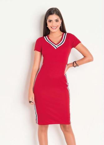vestido vermelho feminino
