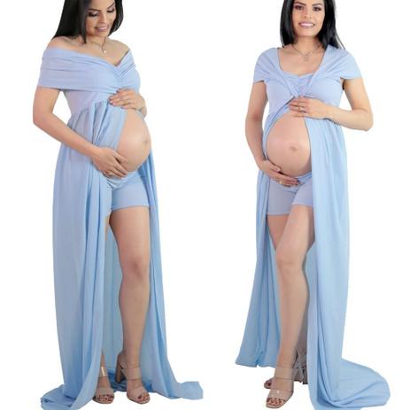 vestido gestante para ensaio