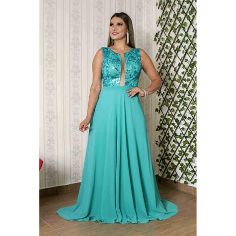 vestido verde tiffany longo para madrinha