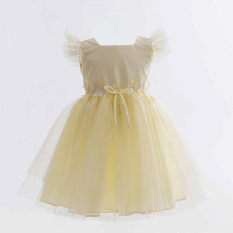 vestido amarelo bebe