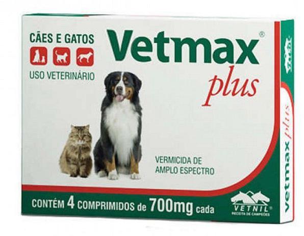 Vetmax Plus - Vermifugo Para Cães E Gatos - Vetnil 700mg Menor preço em Vetmax Plus - Vermifugo Para Cães E Gatos - Vetnil 700mg