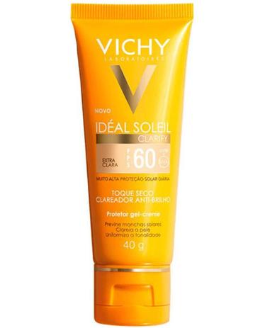 Vichy Ideal Soleil Clarify Protetor Solar FPS 60 Menor preço em Vichy Ideal Soleil Clarify Protetor Solar FPS 60