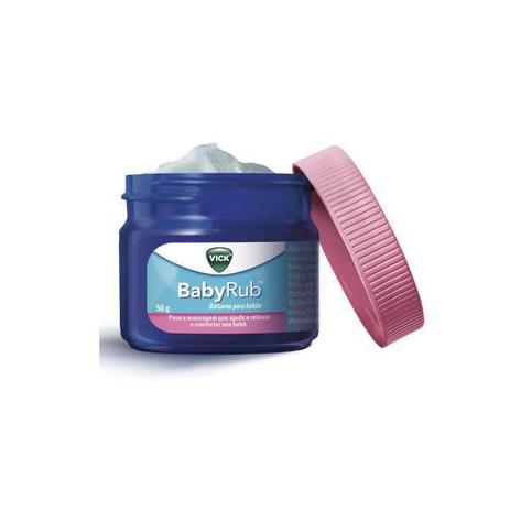 Vick Babyrub Balsamo Para Bebes Pomada 50g Locao Hidratante Para Bebe Magazine Luiza