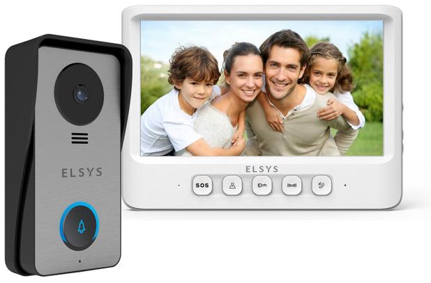 Vídeo Porteiro Cabeado com Monitor Elsys Bivolt Menor preço em Vídeo Porteiro Cabeado com Monitor Elsys Bivolt