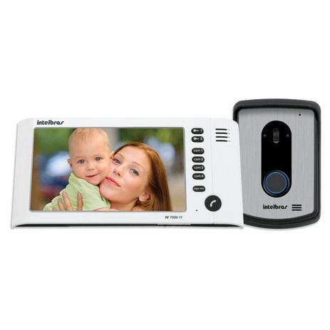 Vídeo Porteiro Intelbras IV 7010 HF Viva Voz, Visualiza até 04 Cameras, Tela LCD 7 Menor preço em Vídeo Porteiro Intelbras IV 7010 HF Viva Voz, Visualiza até 04 Cameras, Tela LCD 7
