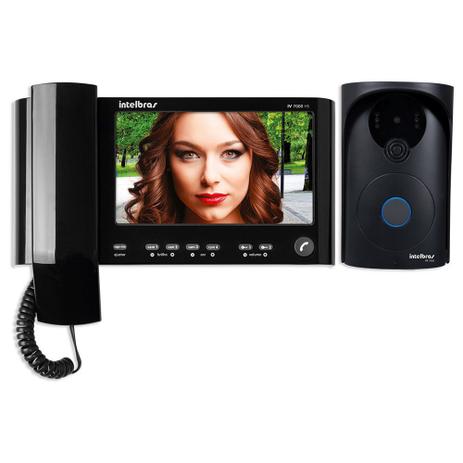 Video Porteiro Intelbras IV7010 HS LCD 7 Polegadas Preto Menor preço em Video Porteiro Intelbras IV7010 HS LCD 7 Polegadas Preto