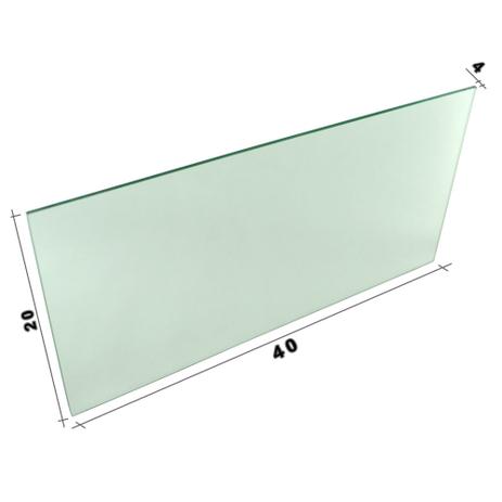 Vidro Para Balcão Modulado Incolor 4mm 40x20 Kit 60 Peças - Dubrasil é boa?
