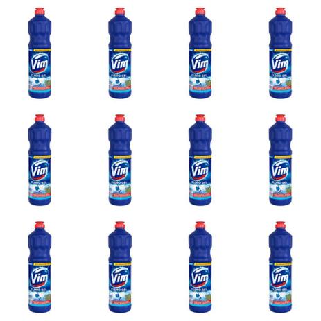 Vim Original Cloro Gel Aditivo 700ml (Kit C/12) Menor preço em Vim Original Cloro Gel Aditivo 700ml (Kit C/12)