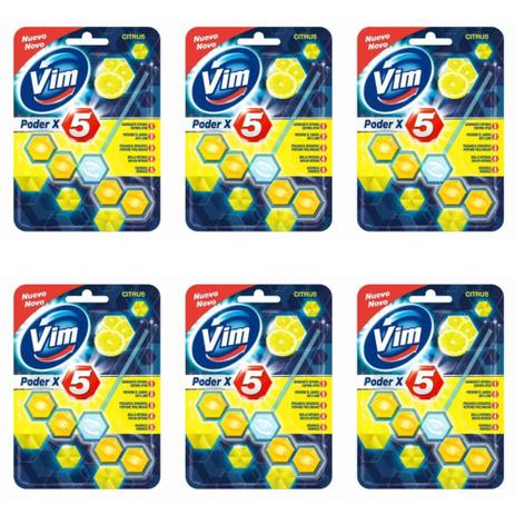 Vim Poder X5 Citrus Pastilha Sanitária 5x55g (Kit C/06) é boa?