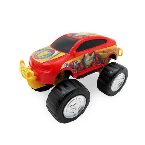 Vingadores Carro SUV Roda Livre 20 cm Homem de Ferro - Toyng Menor preço em Vingadores Carro SUV Roda Livre 20 cm Homem de Ferro - Toyng