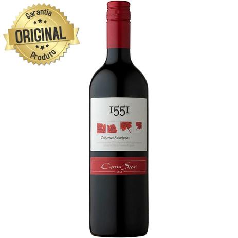 Vinho Chileno 1551 Cabernet Sauvignon Tinto Garrafa 750ml - Cono Sur - Lambrusco Menor preço em Vinho Chileno 1551 Cabernet Sauvignon Tinto Garrafa 750ml - Cono Sur - Lambrusco
