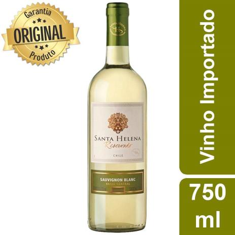 Vinho Chileno Branco Sauvignon Blanc Garrafa 750ml - Santa Helena Menor preço em Vinho Chileno Branco Sauvignon Blanc Garrafa 750ml - Santa Helena
