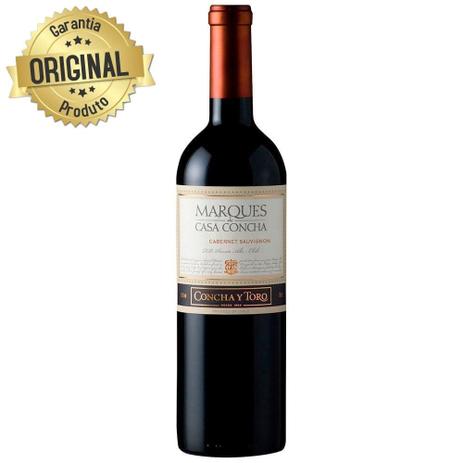 Vinho Chileno Marques de Casa Concha Cabernet Sauvignon Tinto Garrafa 750ml - Concha Y Toro Menor preço em Vinho Chileno Marques de Casa Concha Cabernet Sauvignon Tinto Garrafa 750ml - Concha Y Toro
