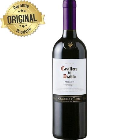 Vinho Chileno Tinto Casillero Del Diablo Merlot Garrafa 750ml - Concha Y Toro Menor preço em Vinho Chileno Tinto Casillero Del Diablo Merlot Garrafa 750ml - Concha Y Toro