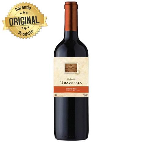 Vinho Chileno Travessia Carmenere Tinto Seco Garrafa 750ml - Concha Y Toro Menor preço em Vinho Chileno Travessia Carmenere Tinto Seco Garrafa 750ml - Concha Y Toro