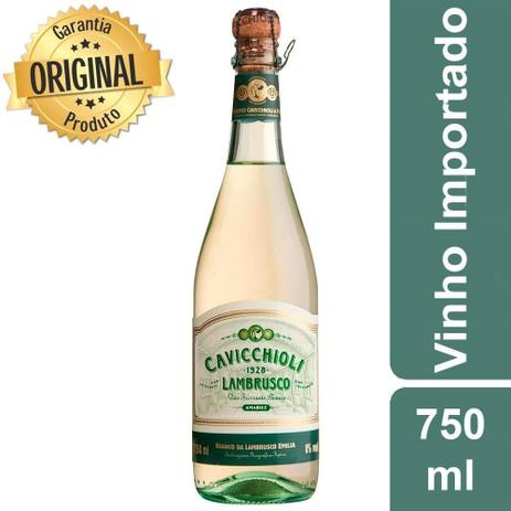 Vinho Lambrusco Cavicchioli Branco 750 ml