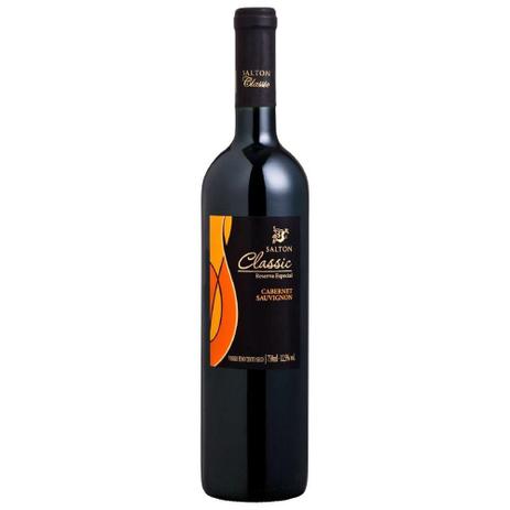 Vinho Nacional Tinto Seco Cabernet Sauvignon Classic Garrafa 750ml - Salton