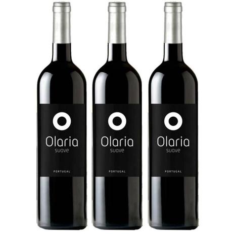 Vinho Português Olaria Tinto Suave 750ml 03 Unidades Menor preço em Vinho Português Olaria Tinto Suave 750ml 03 Unidades