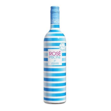 Vinho Rosé Francês Piscine Stripes 750ml - Vinovalie Menor preço em Vinho Rosé Francês Piscine Stripes 750ml - Vinovalie