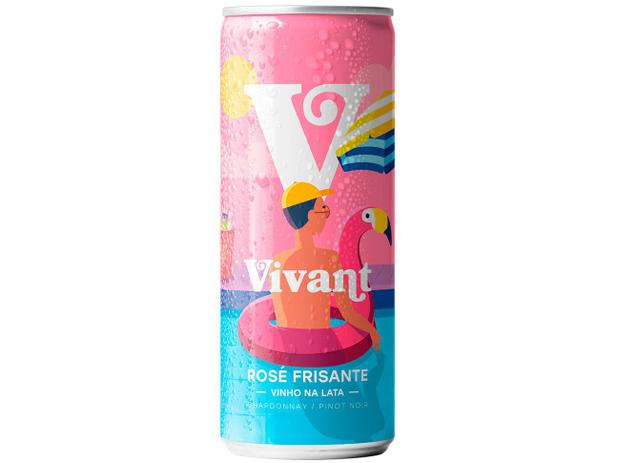 Vinho Rosé Frisante Seco Vivant Wines 2020 - Brasil 269ml Menor preço em Vinho Rosé Frisante Seco Vivant Wines 2020 - Brasil 269ml