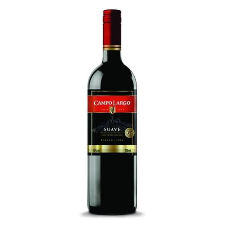 Vinho Tinto De Mesa Campo Largo Suave 750Ml Menor preço em Vinho Tinto De Mesa Campo Largo Suave 750Ml