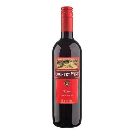 Vinho Tinto Nacional Americana Country Wine Meio Suave 750 ml