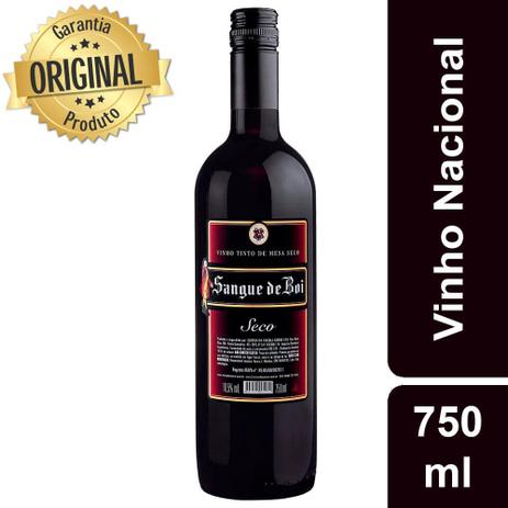 Vinho Tinto Nacional Blend Sangue de Boi Seco 750ml Menor preço em Vinho Tinto Nacional Blend Sangue de Boi Seco 750ml
