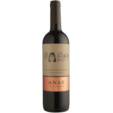 Vinho Tinto Seco Chileno Anay Gran Reserva Cabernet Sauvignon 2014 750ml Menor preço em Vinho Tinto Seco Chileno Anay Gran Reserva Cabernet Sauvignon 2014 750ml