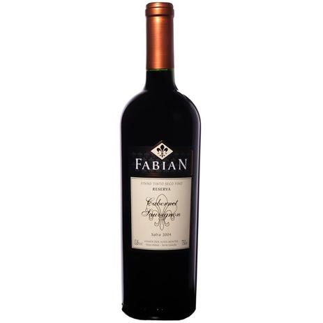 Vinho Tinto Seco Fabian Reserva Cabernet Sauvignon 2004 750mL Menor preço em Vinho Tinto Seco Fabian Reserva Cabernet Sauvignon 2004 750mL