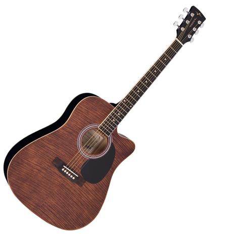 Violão 6 Cordas Aço Folk Cutaway Acústico - VCK 371 MF Vogga Menor preço em Violão 6 Cordas Aço Folk Cutaway Acústico - VCK 371 MF Vogga