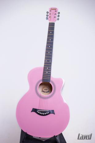 Violão Acústico Land Cordas Aço Pink La-39-PK Menor preço em Violão Acústico Land Cordas Aço Pink La-39-PK