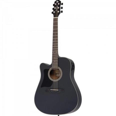 Violão Canhoto Eletroacústico Aço SD25C Preto STRINBERG Menor preço em Violão Canhoto Eletroacústico Aço SD25C Preto STRINBERG