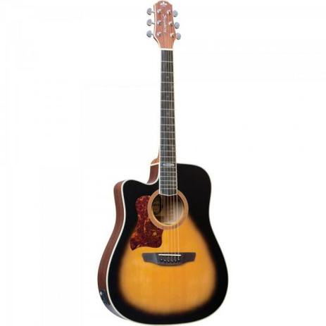Violão Canhoto Eletroacústico Folk SD20C Honeyburst Satin ST - Strinberg Menor preço em Violão Canhoto Eletroacústico Folk SD20C Honeyburst Satin ST - Strinberg