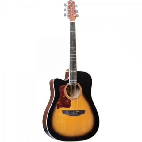 Violão Canhoto Eletroacústico Folk SD20C Honeyburst Satin STRINBERG - Strin berg Menor preço em Violão Canhoto Eletroacústico Folk SD20C Honeyburst Satin STRINBERG - Strin berg
