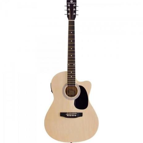Violão Clássico Eletroacústico Cutaway Aço GE-21 Natural HAR - Harmonics Menor preço em Violão Clássico Eletroacústico Cutaway Aço GE-21 Natural HAR - Harmonics