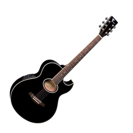 Violão Eagle Gl36 Aço Semifolk Elétrico 6 Controles Cutway Afinador Preto Menor preço em Violão Eagle Gl36 Aço Semifolk Elétrico 6 Controles Cutway Afinador Preto